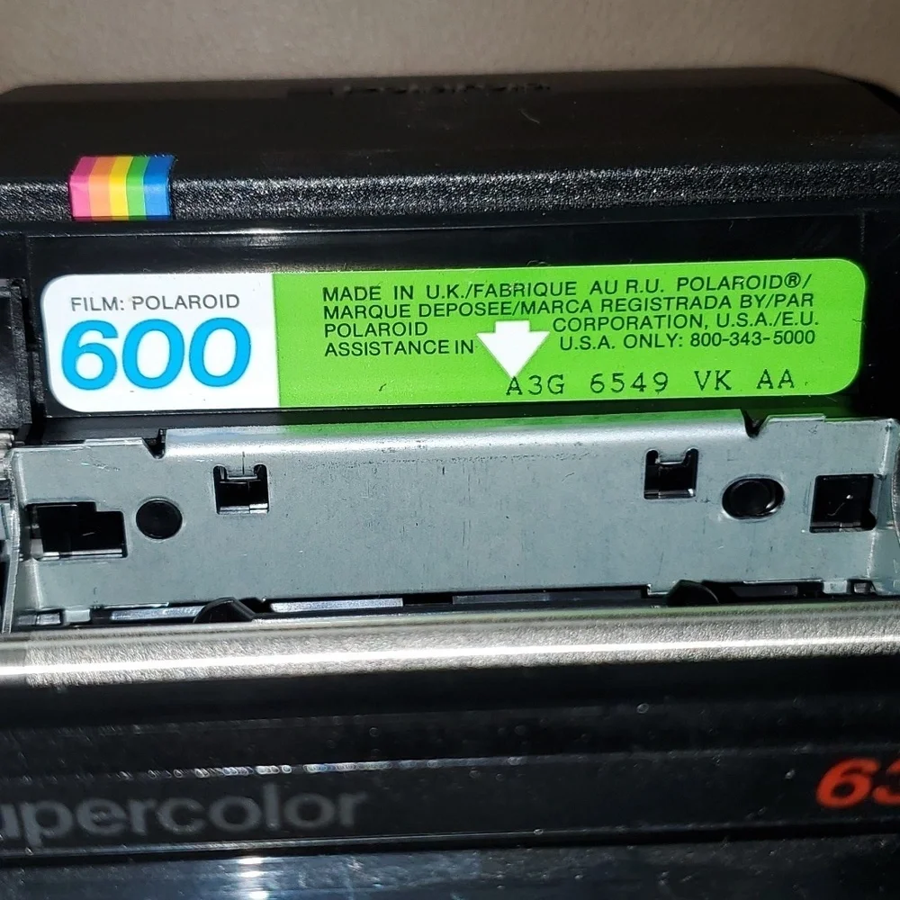 Polaroid Instant Camera Supercolor 635CL with Box (Untested)